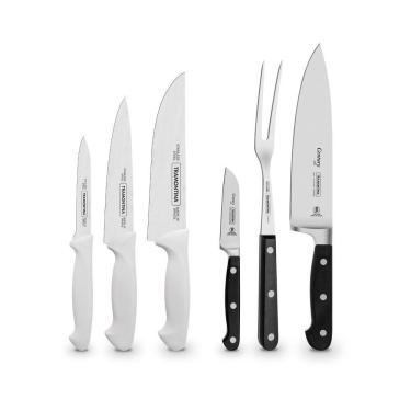 Imagem de Kit - Faqueiro Premium 3 Peças + 1 Jogo De Faca Profissional Century 3 Peças - Tramontina