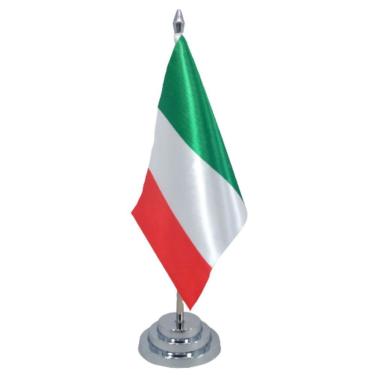 Imagem de Bandeira De Mesa Itália Com Mastro 29 Cm Altura