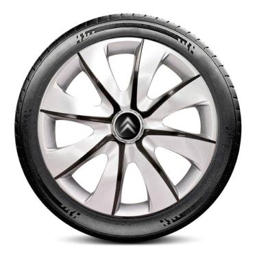 Imagem de Calota 4403 Citroen Aro 14 Prata Grafite Prime Escolha carro