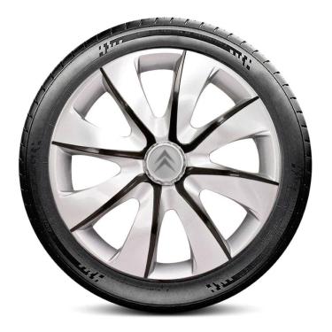 Imagem de Calota 4403 Citroen Aro 14 Prata Grafite Prime Escolha carro