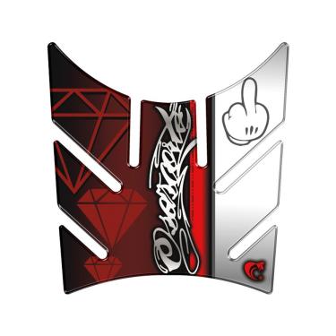 Imagem de Protetor Tanque Moto Yamaha Crosser Lander Xtz 250 Vermelho Cor Vermelho