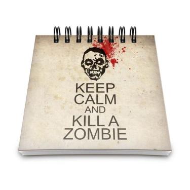 Imagem de Bloco De Anotações Keep Calm And Kill A Zombie