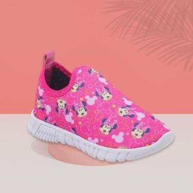Imagem de Tênis Calce Fácil Infantil Menina com Personagens  Volta as Aulas - Cl