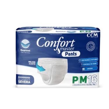 Imagem de Fralda Geriátrica Confort Master Pants Todos os Tamanhos, P/M
