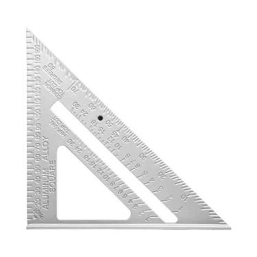 Imagem de Régua Triangular De 7 Polegadas, Liga De Alumínio, Polegada, Métrica, 