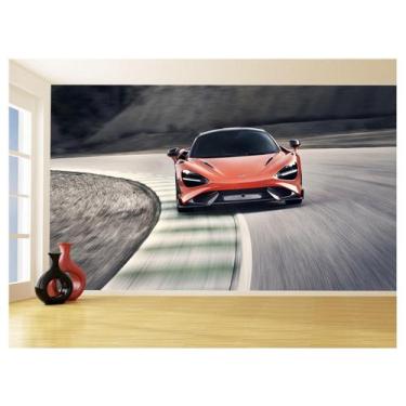 Imagem de Papel De Parede 3D Carro Mc Laren Pista Super 3,5M Car270 - Você Decor