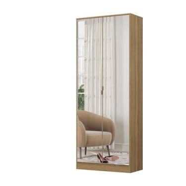 Imagem de Armário Multiuso Grife com Espelho 2 Portas Amêndola - Demóbile