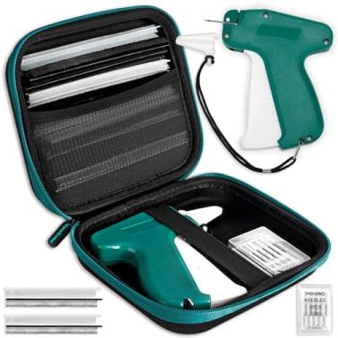 Imagem de Mini pistola de costura para roupas, pistola de costura de ponto rápido, fixadora de roupas, pistola de etiqueta de ponto fino para roupas, kit de pistola de etiquetagem costurada com 6 agulhas, 2500