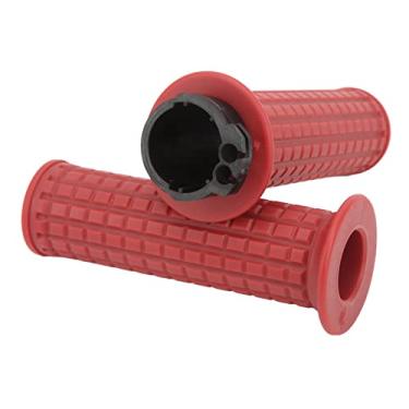 Imagem de Punhos de controle do acelerador 25 mm/28 mm Punhos giratórios universais para guidão CBR600RR CBR1000RR R1 R6 Ninja ZX6R ZX10R ZX14R Chopper (vermelho)