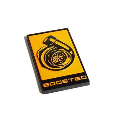 Imagem de Coyote Badge Shop - Emblema GT350 Style Boosted (Branco) (Laranja)