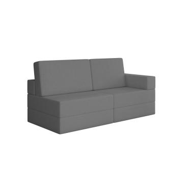 Imagem de Sofá Cama Modular Flip 2 Lugares Magic Cinza