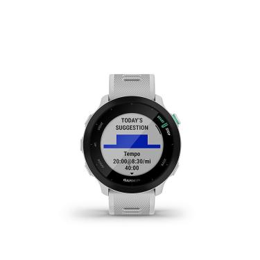 Imagem de Garmin - Forerunner 55 GPS Smartwatch 42mm Polímero Reforçado com Fibra - Whitestone-010-02562-01
