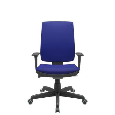 Imagem de Cadeira Office Brizza Soft Aero Azul Autocompensador Base Standard 120