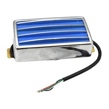 Imagem de simhoa Captador Humbucker para Guitarra Acessórios para Instrumentos Musicais Captador Profissional de Baixo Ruído Portátil Multiuso para Guitarra Elétrica, Azul