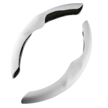 Imagem de Capa de volante 3D com aderência lateral com couro de camurça esportivo, projetado exclusivamente para Tesla Model Y (2020-2024) e Model 3 (2017-2023)