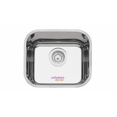 Imagem de Cuba de embutir Tramontina Lavínia 40 BL em Aço Inox Alto Brilho 40x34 cm Aço Inox