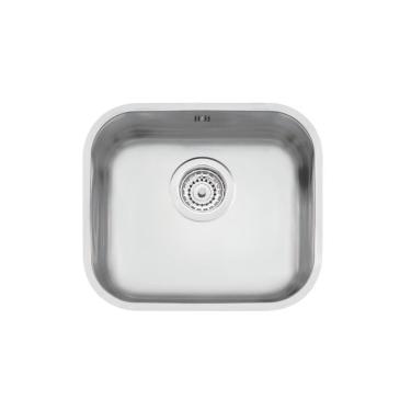 Imagem de Cuba de embutir Tramontina Lavínia 40 BL acetinado 40x34 cm Aço Inox