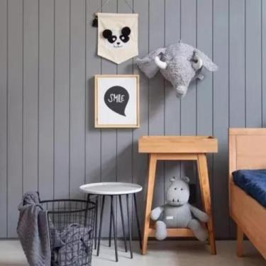 Imagem de Kit 30 Paineis Ripas Shiplap Mdf 9cm Decoração Madeira 3d - LuJP Decor