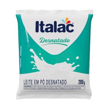 Imagem de Leite em Pó Italac Desnatado 200g 