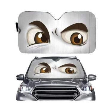 Imagem de 70x130cm Moda Carro Janela Frontal Viseira Protetor Solar Cortina Anti