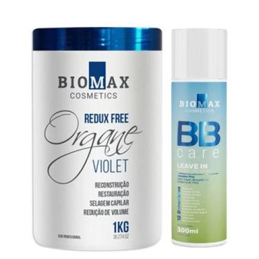 Imagem de Kit Botox Redutor De Volume Selagem Capilar Loiras - Biomax, Creme, Se