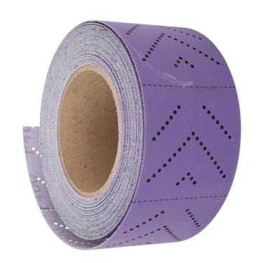 Imagem de Luocute Rolo de Lixa de Cerâmica de 400 Grão, Lixa Longboard de 70 Mm X 12m de Cerâmica para Reparo Corporal de Madeira Automotiva Com Orifício Múltiplo, Design Sem Poeira, Apoio de