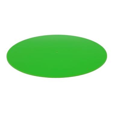 Imagem de Generic Mat de Toca -giragem Acrílica, Vibração de Amortecimento de 3 Mm de Espessura Reduce o Tocador de Ruído Record Player Classic para LP Records 12in (Verde)