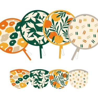 Imagem de Ventiladores de resfriamento compactos portáteis SUJJY 4 PCS 4 estilos