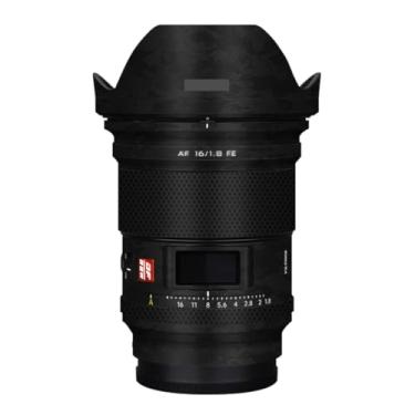 Imagem de AF 16 1.8 Anti-Scratch Camera Lens Sticker Coat Wrap Protective Film Skin Cover para Viltrox AF 16 mm F1.8 adequado para Sony Mount (Knight Black)