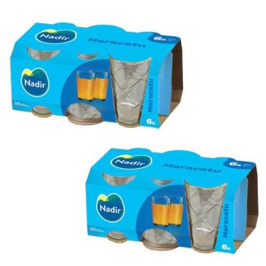 Imagem de Kit c/2un Copo Nadir Figueiredo Maracatu 265ml Jogo de 6 copos (Total 