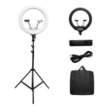 Imagem de Iluminador Ring Light Led Rl18 Polegadas Suporte p celularTripe t - So