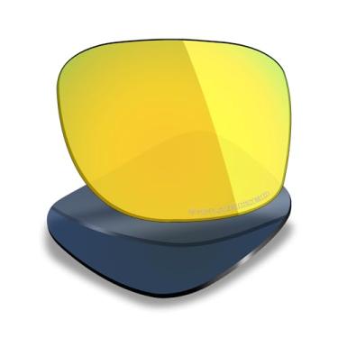Imagem de Mryok Lentes de substituição compatíveis com Ray-Ban RB4165 55 mm - Opções, Espelhado em ouro 24k, One Size