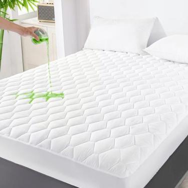 Imagem de Protetor de colchão GRT Waterproof Twin Rayon de bambu