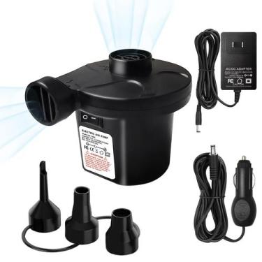 Imagem de Bomba de ar QEOCP elétrica para insufláveis com 3 bicos 50W
