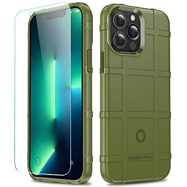 Imagem de Capa para iPhone 13 Pro Max, LABILUS Rugged Shield de 2,4 m à prova de quedas Capa protetora tática de TPU grossa compatível com 13 Pro Max (6,7 polegadas) - Verde militar