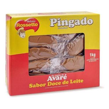 Imagem de Doce De Leite Pingado Rossetto 1Kg C/ 50 Unidades
