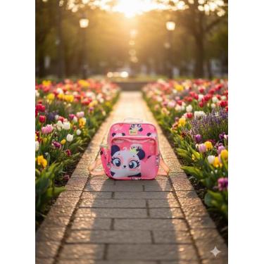 Imagem de Lancheira Térmica Infantil Puket Panda Romântica Rosa