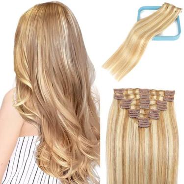Imagem de Extensões de cabelo Clip In LORIEN Real Human Hair 60cm 120g