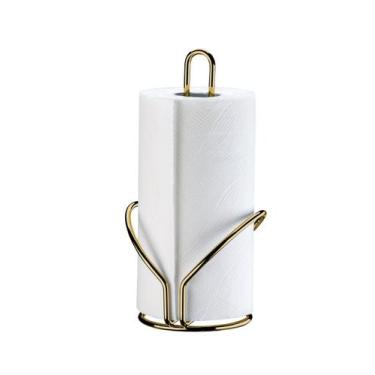 Imagem de Suporte porta rolo papel toalha bancada mesa Dourado Future