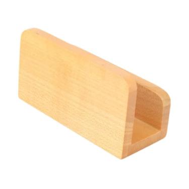 Imagem de harayaa Porta-cartões de visita, organizador de mesa, rack multifuncional, simples e exclusivo, suporte para cartões de visita, suporte para palestras, Sólido