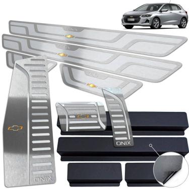 Imagem de Descanso Pedaleira Automático Soleira Onix 2020 Prata