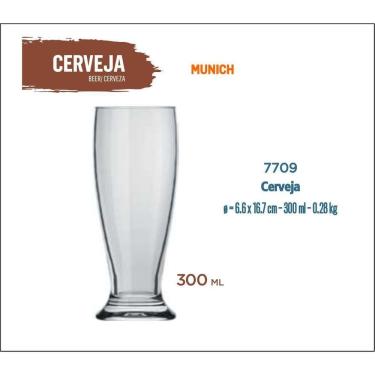 Imagem de 24 Copos Cerveja Munich 300Ml-Artesanal-Pilsen-Premium-Ipa