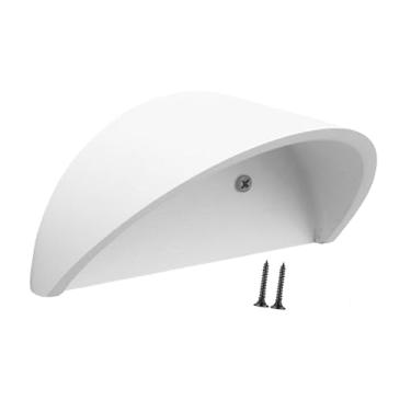 Imagem de Fxzqgnh Suporte para Chapéu de Cowboy, Suporte para Chapéu, Suporte Minimalista Feito com Parafusos, Organizador para Bonés de Beisebol, para Entrada, Sala de, Branco, Tamanho real