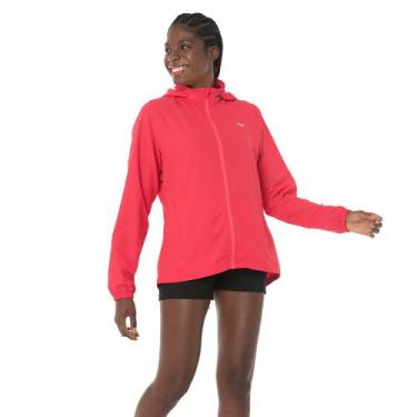 Imagem de Jaqueta de Corrida Mizuno Feminina Focus 2, Rosa, GG