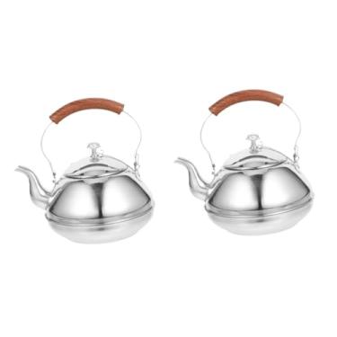 Imagem de wang hao shop Chaleira de chá, 3 peças, coador de chá, chaleira moderna, chaleira de água, cafeteira, filtro de café, bule de chá, chaleira chinesa, chaleira de metal, chaleira de aço inoxidável