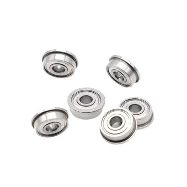 Imagem de Rolamento de flange FR166ZZ 4,7625 * 9,525 * 3,175 mm 10 PCS polegadas FR166 Z ZZ Rolamentos de esferas flangeados