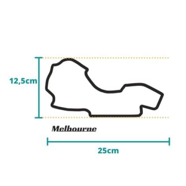 Imagem de Quadro Pista/Circuito - Automobilismo - F1, Stock Car Moto GP Indy Nascar Fórmula Truck (Melbourne)
