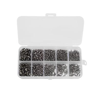 Imagem de Barril de rolamento de pesca giratório de aço inoxidável conector de linha de pesca de alta resistência resistente à corrosão de água salgada acessórios de equipamento de pesca de