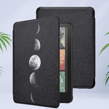 Imagem de Capa para Kindle Paperwhite 12ª geração 2024 de 17.8 cm e Kindle Colorsoft Signature Edition, capa protetora de couro PU premium com despertar/hibernar automaticamente