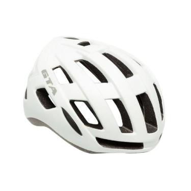 Imagem de Capacete Mtb Ciclismo Speed Rider InMold Com Sinalizador Gta, Branco, 